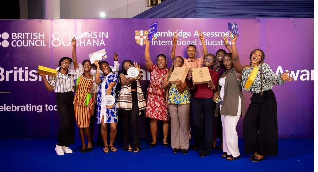 ASA team celebrating their British Council award