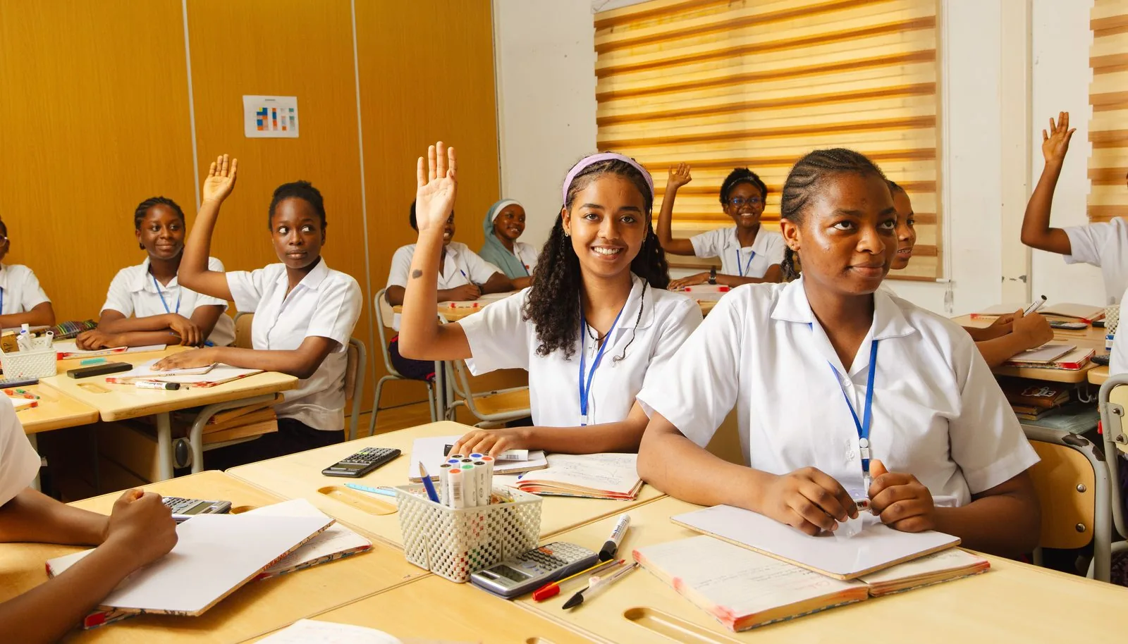 ASA teacher guiding students in a group work session